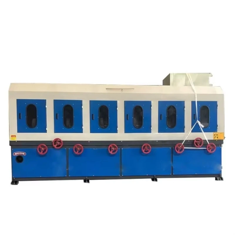 Multiple Colors Available Multi Head Metal Round Pipe Polishing Machine Automatic Ss Polishing Machine Polisher