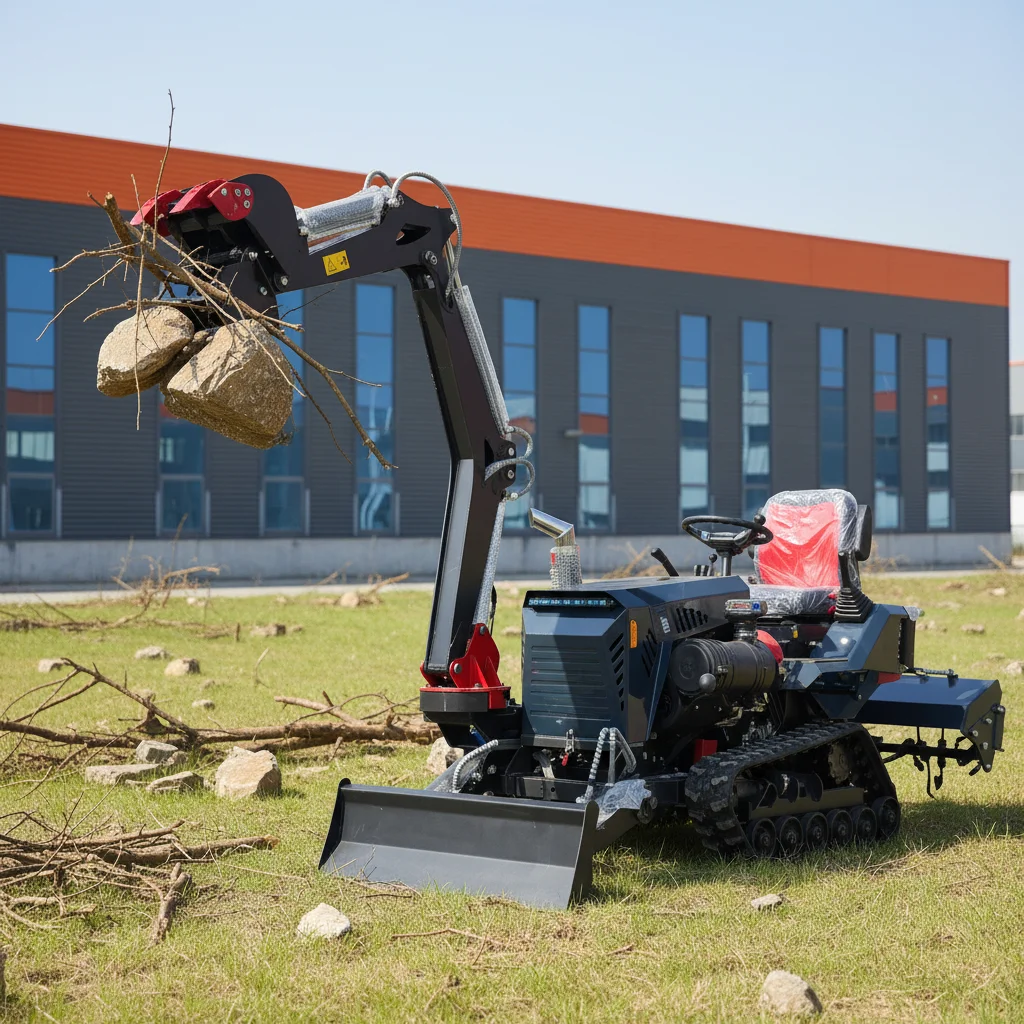 

Customize Small Crawler Farm Tractor 4WD EPA CE Certified For Agriculture Garden Use