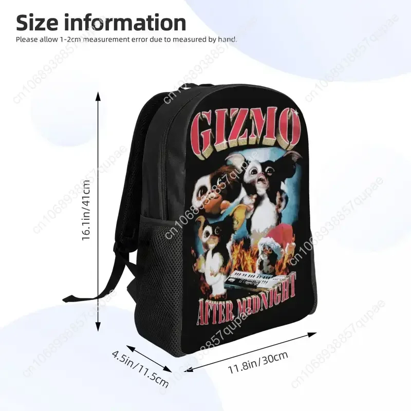 Gremlins-Sac à dos pour l'école ou le collège Gizmo 80s Movie, Silays eusement Wai, Monster Horror, Retro Sci Fi, Printing Bookbags