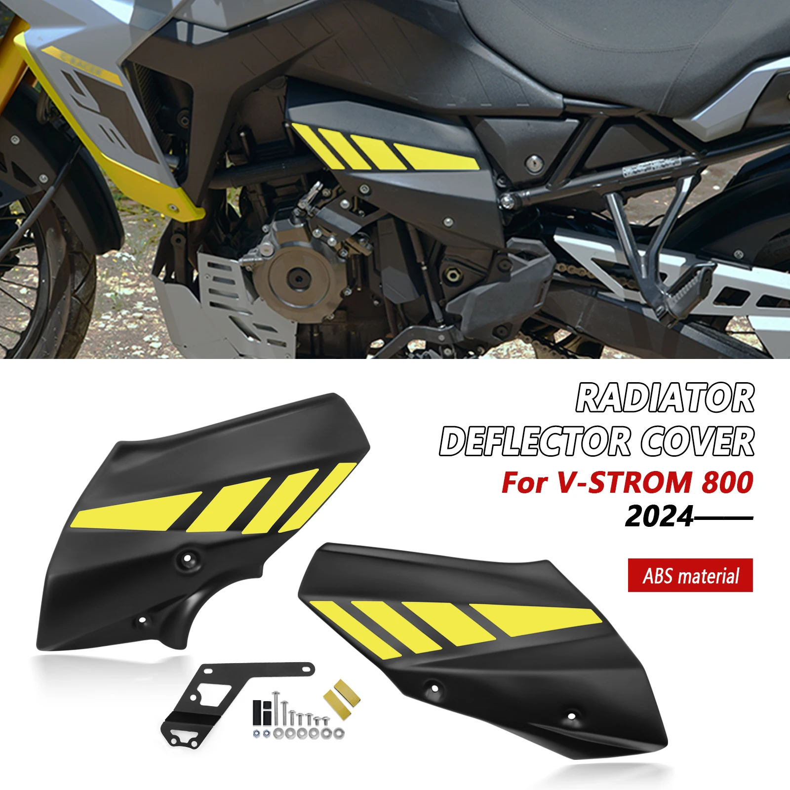 New Motorcycle Airflow Side Fairing Cover Side Panel Protector Body Protection Kit FOR V-Strom 800 DE / SE / RE 2023 2024 2025