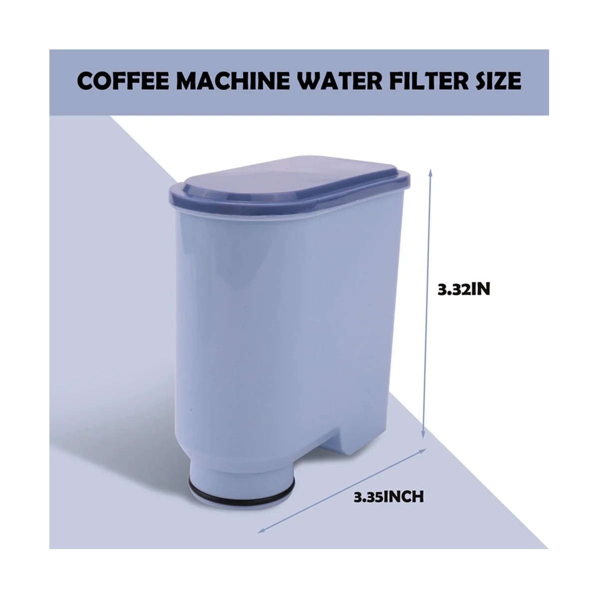 Filtro dell'acqua della macchina da caffè di ricambio da 3 pezzi per la disincrostazione dei filtri CA6903/10/00/01/22/47 CMF009