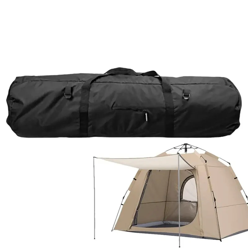 Tent Pole Bag Water Resistant Oxford Cloth Trekking Pole Water Resistant Camping Organizer Multifunction With Handle