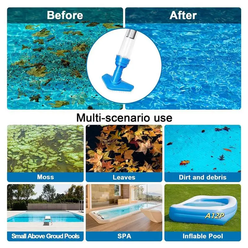 

3In1 Cordless Rechargeable Pool Vacuum,Handheld Pool Cleaner Ideal For Spas,Hot Tubs And Small Pools For Sand Debris