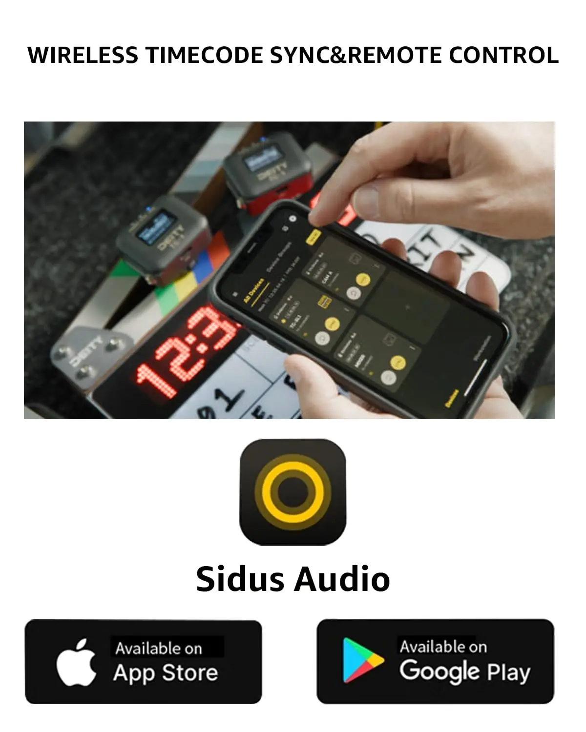 Registratore tascabile Aputure Deity PR2 con microfono Lavalier controllo APP Audio Sidus galleggiante a 32 bit professionale con Timecode per Vlog
