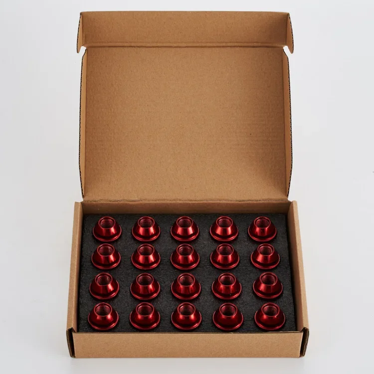 

20pcs Wheel Lug Nuts Hub Screws For Ford Series M12x1.5 Hex 19mm Thickness 32mm