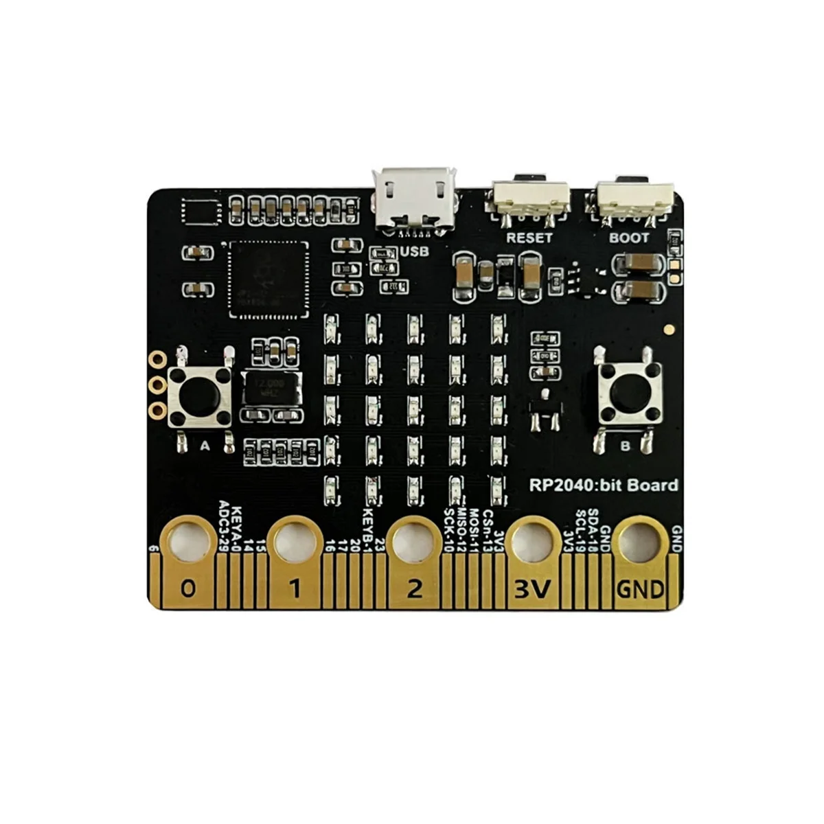 2 قطعة ل بيكو RP2040 بت اللوحة الأم متوافق مع بي بي سي Microbit شكل بيثون البرمجة اللوحة الأم