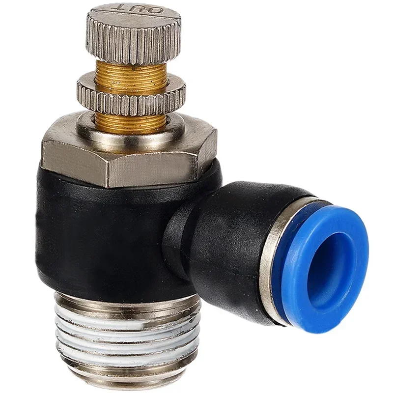 Conector Codo Latón para Neumática - usage example