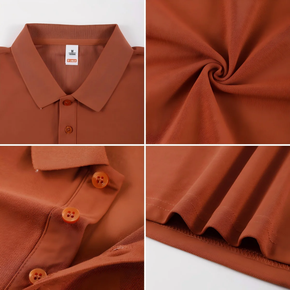 Custom Polo Shirts Mens Autumn Long Sleeves T-Shirts DIY Logo/Graphic Tees Commuting Breathable Lapel Tops Basic Male Clothes