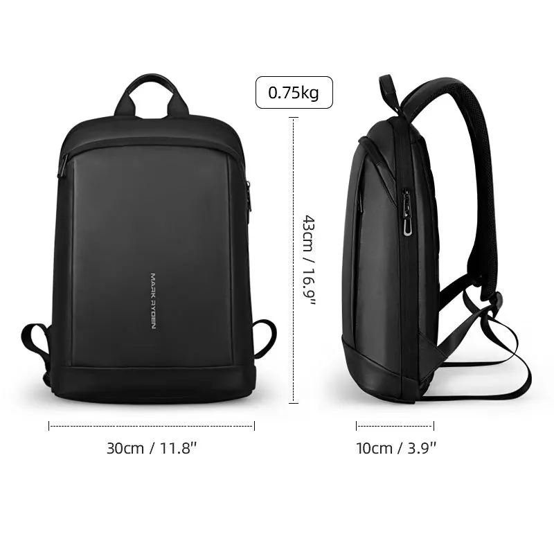 Mark Ryden Laptop Backpack 15.6 Inch Multifunctional Waterproof Large Capacity Travel Bags Daily Work Business Backpack For Men