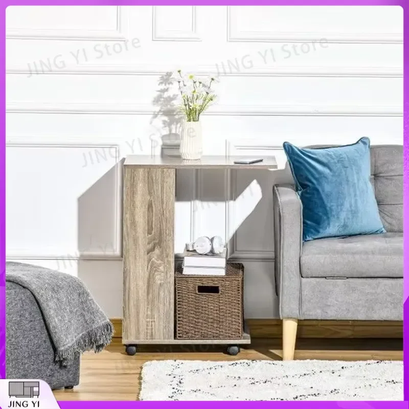

C Shaped Entrance Table Sofa Side Table Modern Living Room End Table Small Space Console