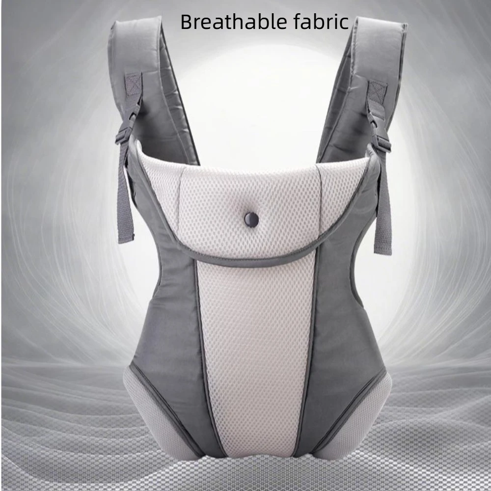 

Эргономичная накидка-кенгуру для новорожденных, легко регулируемая 4-в-1, переноска спереди, хипсиденный пояс, дышащий пояс