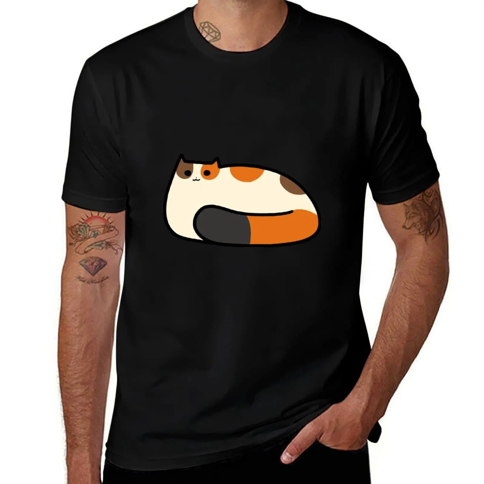 

Cute Calico T-Shirt valentines boutique clothes vintage clothes Aesthetic clothing sweat t shirts men