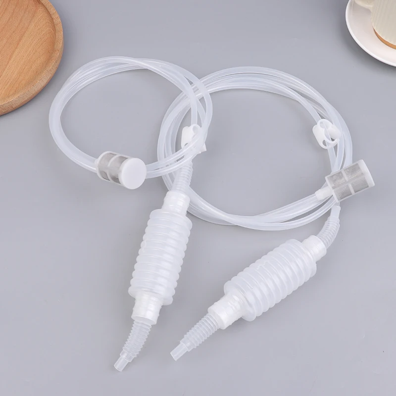 2 متر/2.5 متر شبه التلقائي المنزل المشروب سيفون حزمة لصنع النبيذ اليد دلك سيفون تصفية الغذاء الصف أنبوب للبيرة