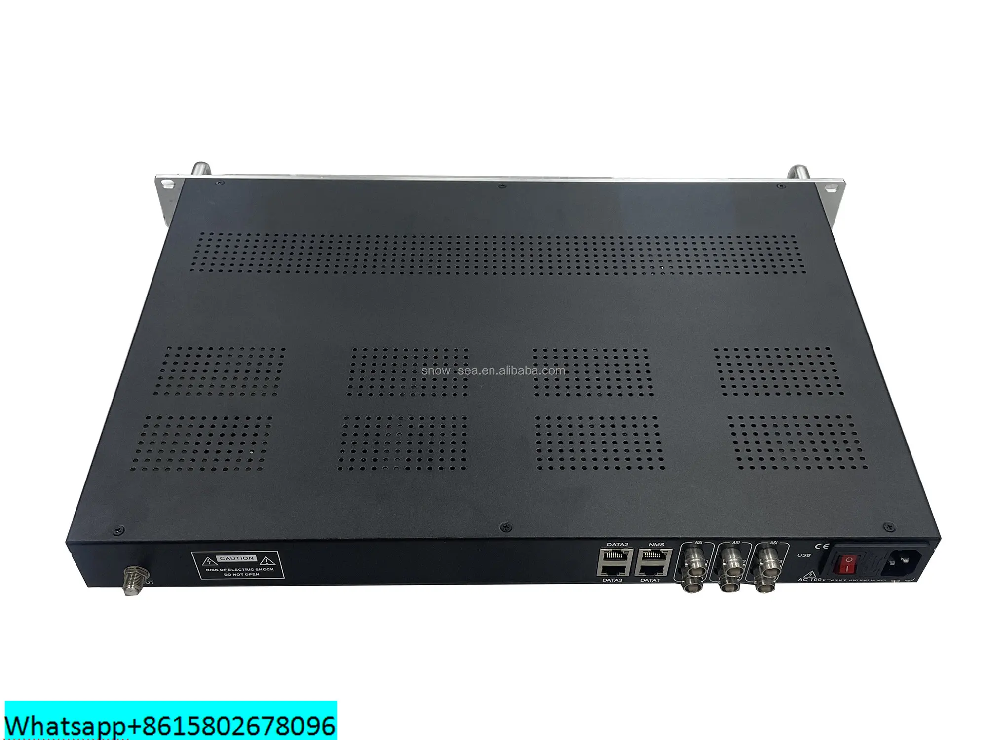 ISDB-T type IP in and 16 Channel RF out CATV QAM Digital Modulator  CATV Modulator