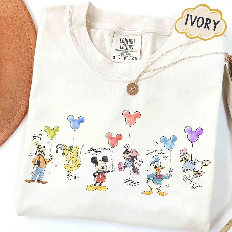 2025-26 الصيف موضة ميكي تي شيرت Y2k ميني ماوس قبعة مطبوعة 100% القطن تي شيرت مطبوع المرأة فضفاض ديزني تي شيرت #4