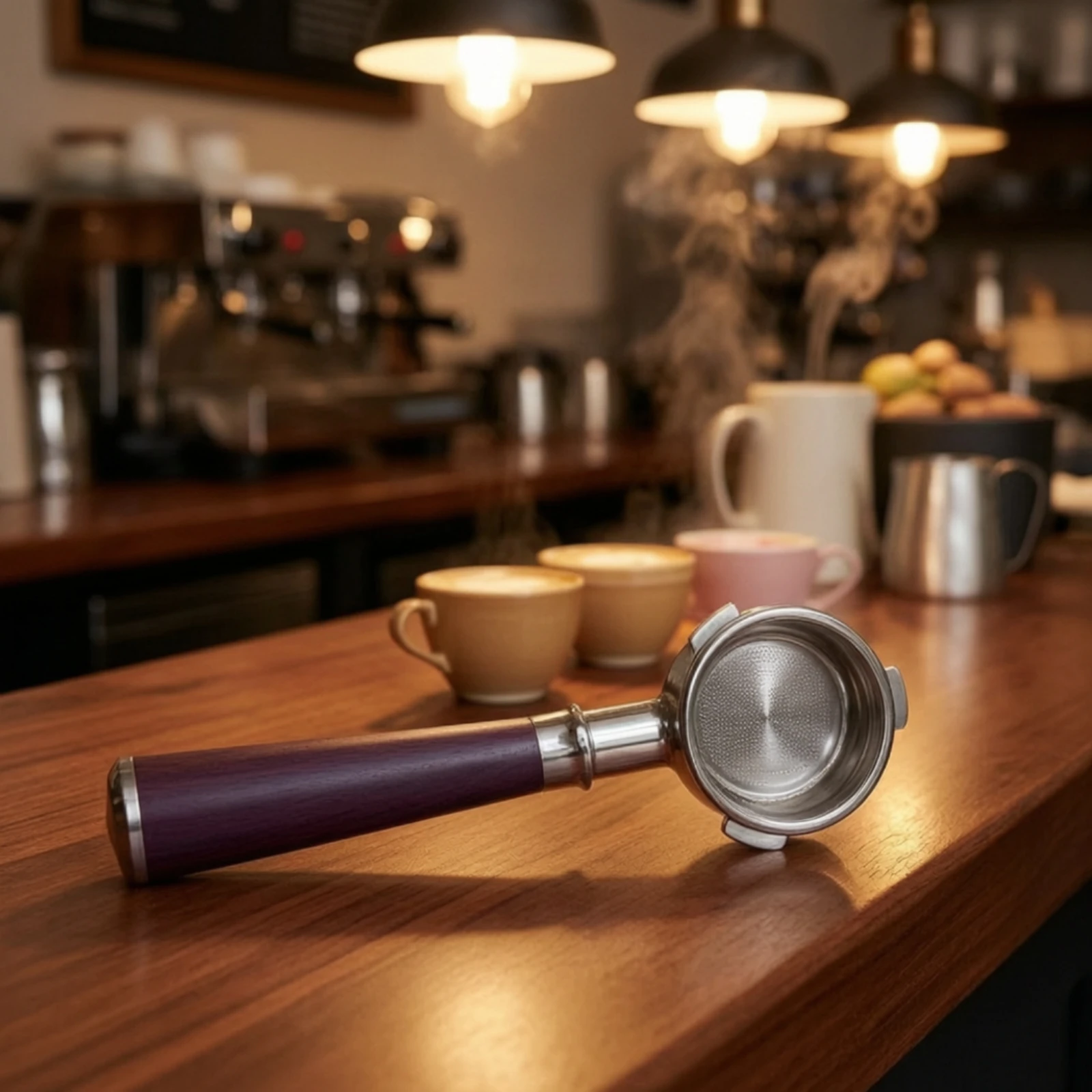 58mm Bottomless Portafilter Detachable Design Three Ear Portafilter Coffee Strainer Holder for Home Kitchen