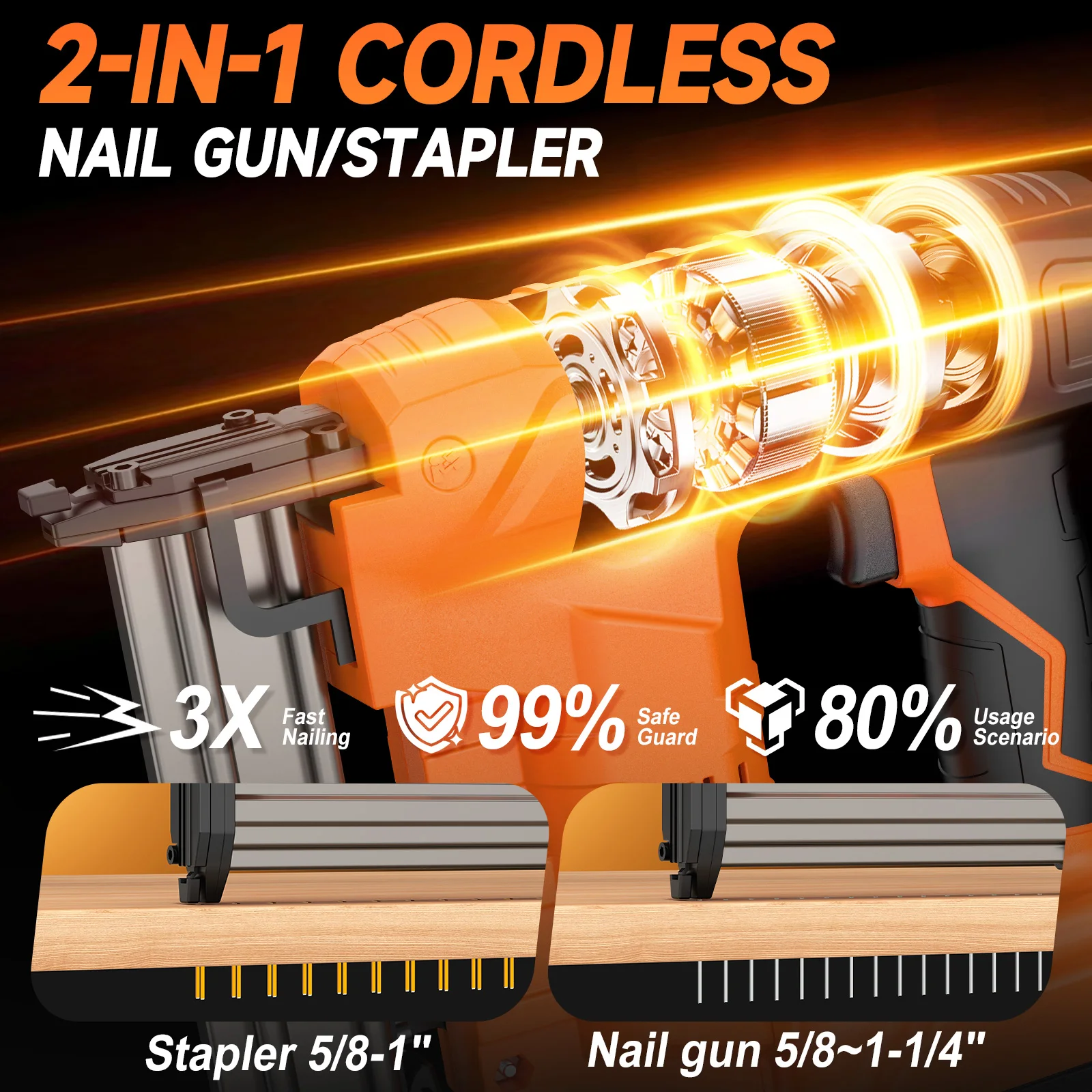 F15-F32 K415-K425 Electric God - Nail Gun Brad recension och pris