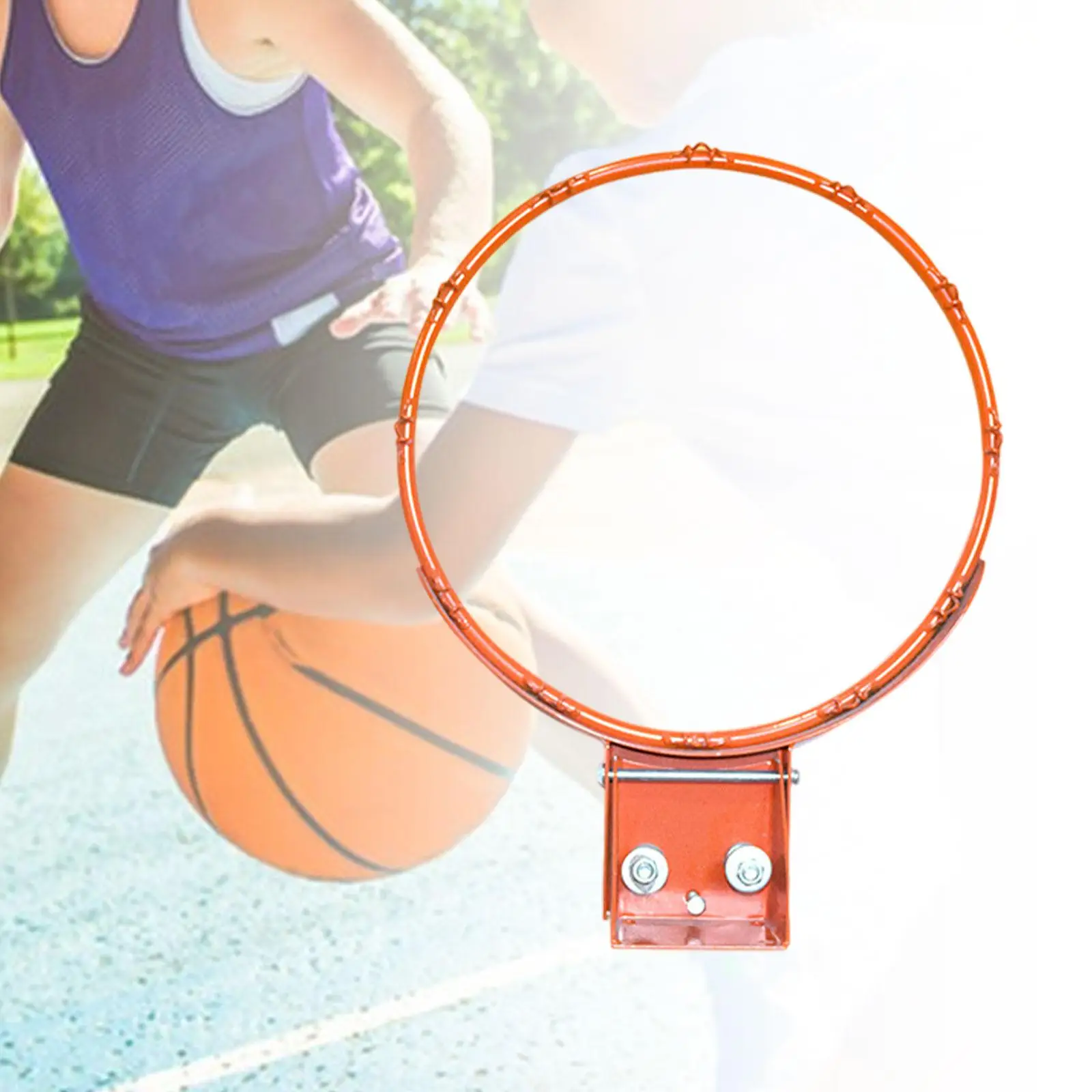 

18 inch Basketball Rim Repair Tool Replacement Heavy Duty Portable Wall Mounted