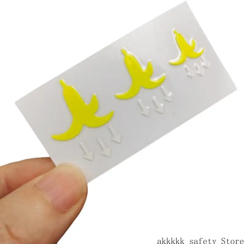 

XXFF Yellow Automotive Interior Decals Reflective Adhesive Labels Water Resistant Design