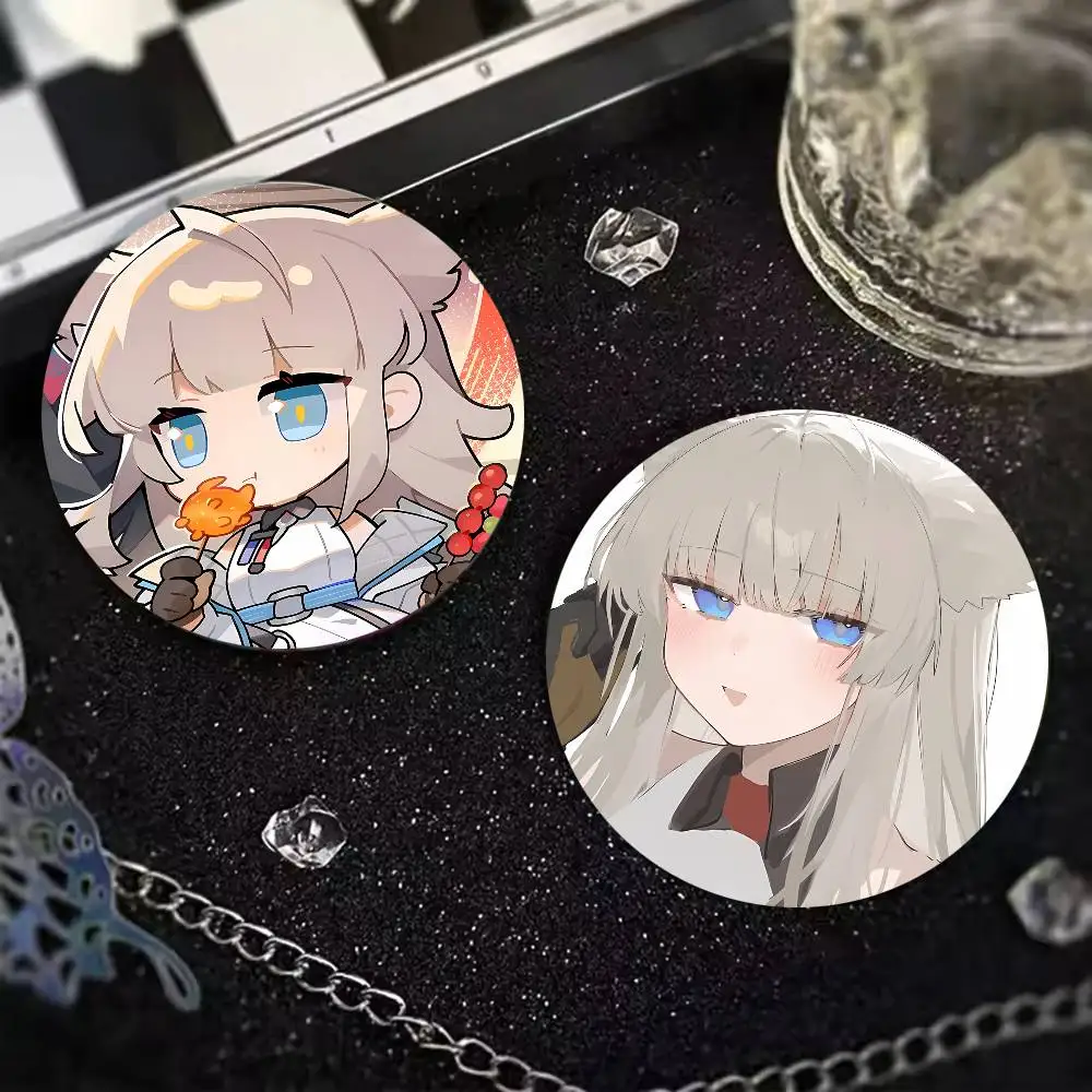 Anime Game Girl Kawaii Perlica Badge Cute Girl Brooch Fashion Lapel Pins For Backpack Clothing Jacket Decor Gift
