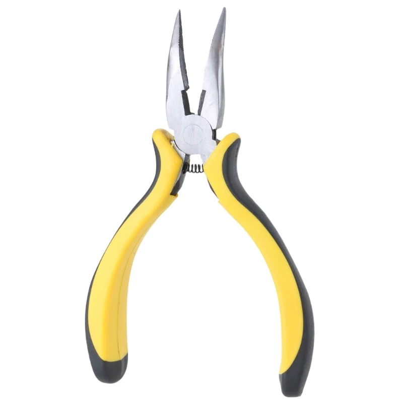 Spring Loaded Curved Nose Pliers For Chicken Bone Deboning, Handmade Hand Tool