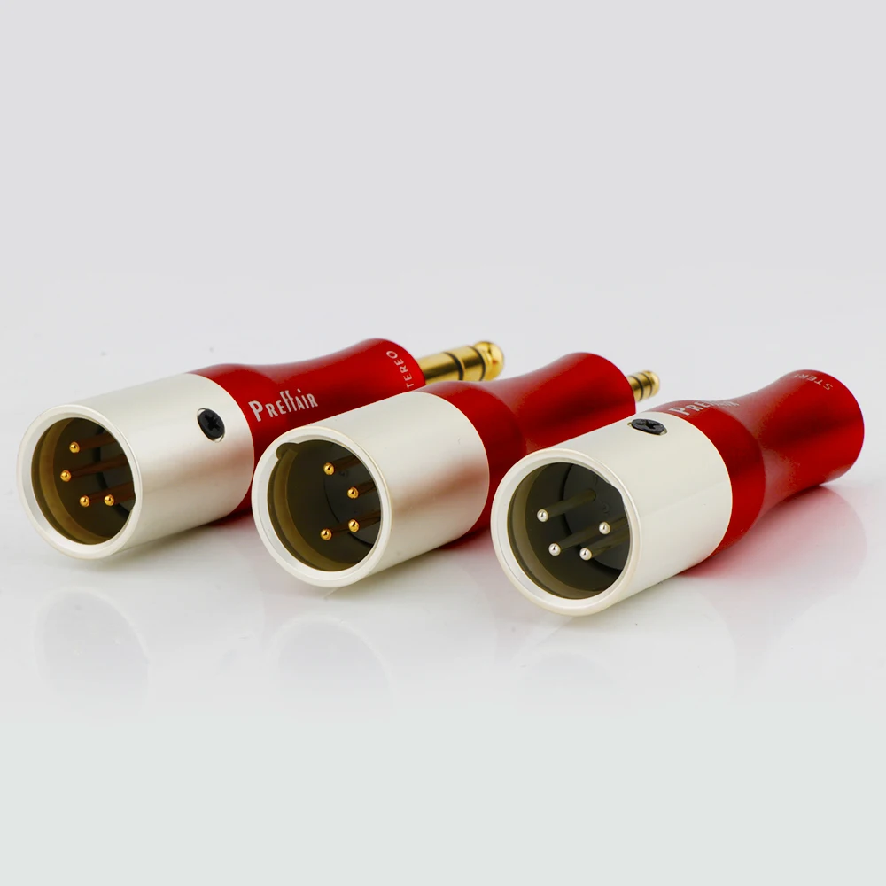 1 قطعة Preffair 4 دبوس XLR متوازنة ذكر أنثى إلى RCA 4.4 مللي متر 3.5 مللي متر 2.5 مللي متر Pentaconn محول ذكر إلى أنثى للاعبين الصوت