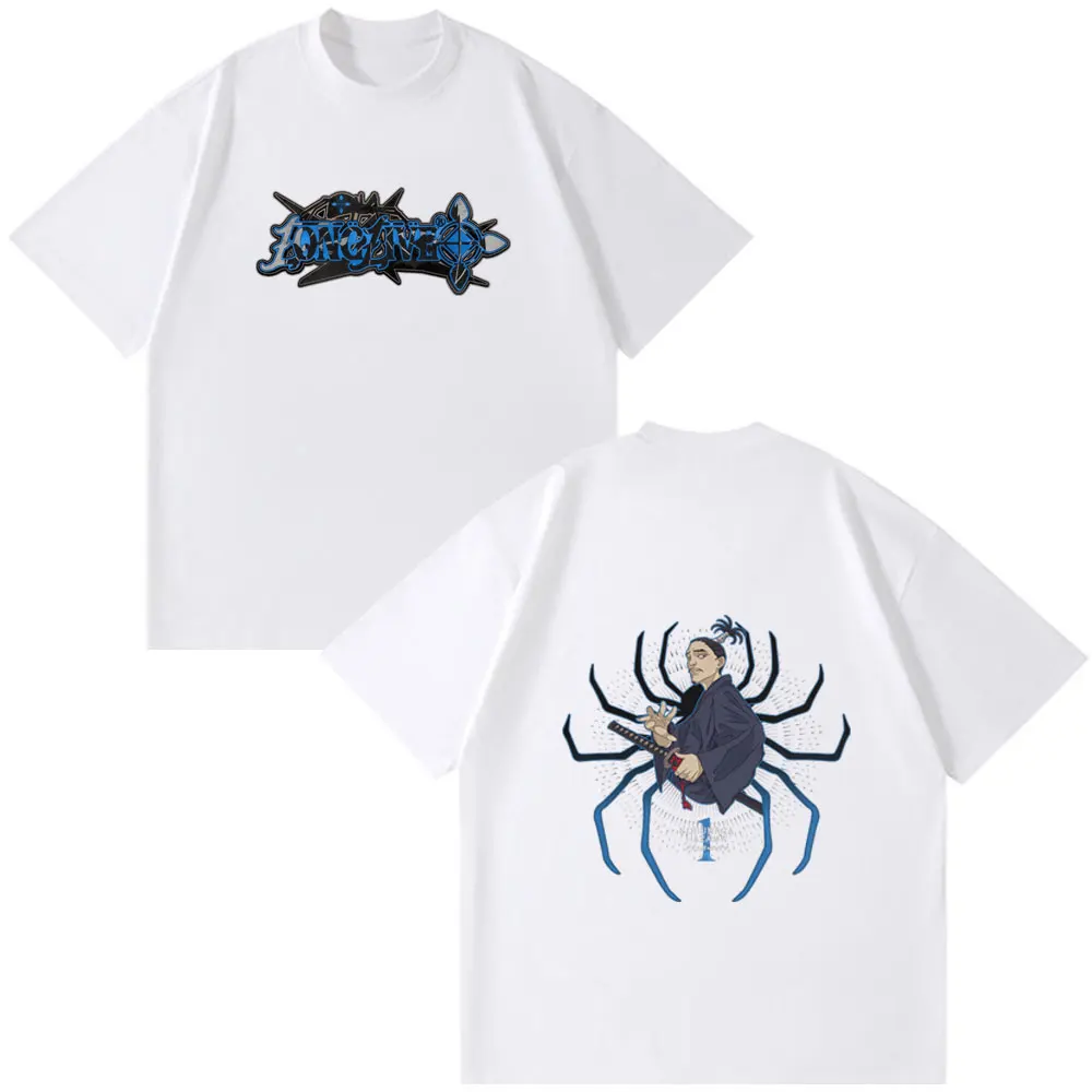 أنيمي هنتر X هنتر تي شيرت العنكبوت فانتوم فرقة Nobunaga Hazama قصيرة الأكمام التي شيرت الرجال النساء الملابس القطنية فضفاضة تي شيرت #4