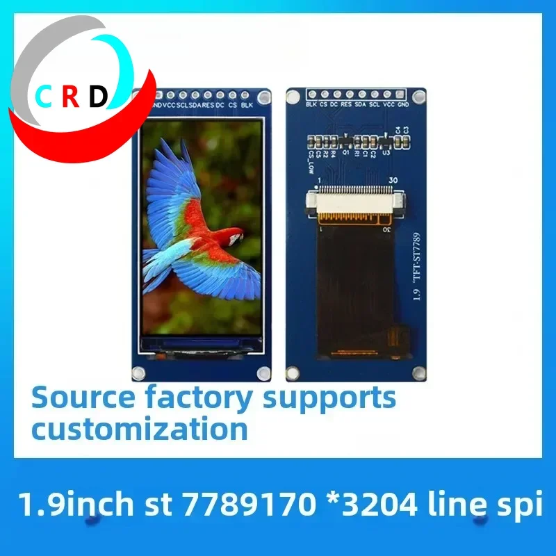 Chanruida 1.9 inch TFT LCD 170 × 320 module ST7789 small screen LCD parallel port SPI esp32  oled display  lcd displaytftdisplay