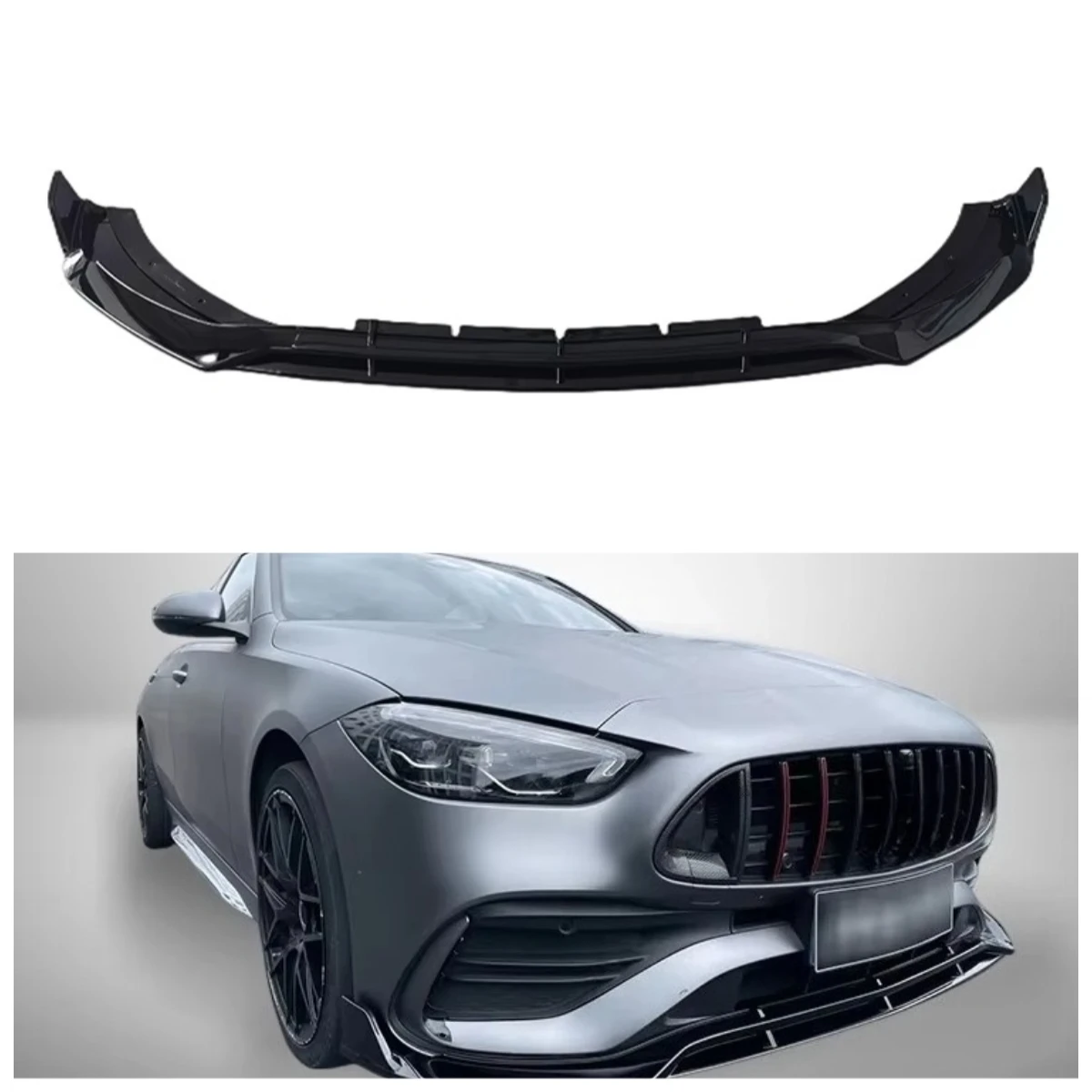 

Factory Price BRS Style Car Front Bumper Body Refitted Accessories Front Lip for W206