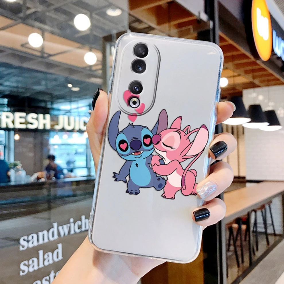 Funda For Honor 90 Lite X50i Back Cover  Coque Mickey Minnie Mouse Stitch Soft Silicone Clear Case For huawei honoe 90 Bumper