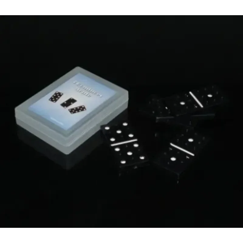 3 DOMINOES MONTE Close Up Magic, Magic Tricks props Illusions TV Show Professional Magic Product Amazing Effect Gimmicks