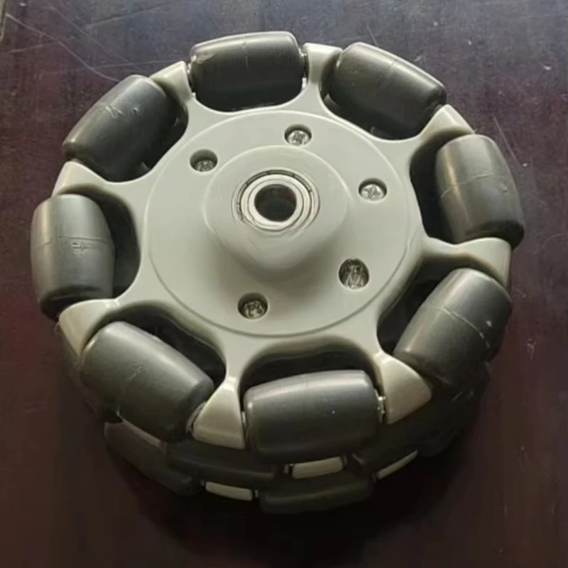 

Heavy Duty Double Row Wheelchair Multi-directional Omnidirectional Wheel Kit and Servo Motor