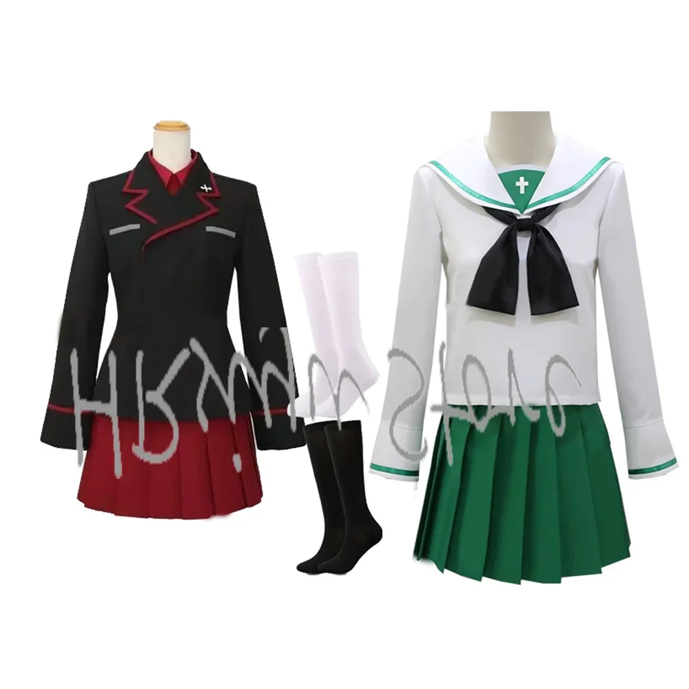 

Женский костюм для косплея Nishizumi Miho по индивидуальному заказу, школьная форма, аниме-косплей