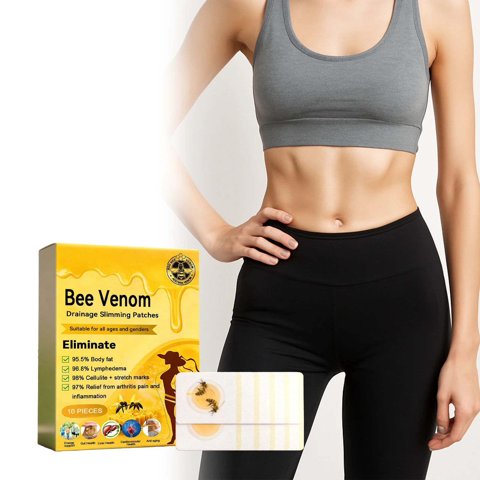 Weight Loss Slim Navel Patch Fat Burner Remove Cellulite Body Shaping Firming Edema Reduction Detox Belly Waist Slimming Product