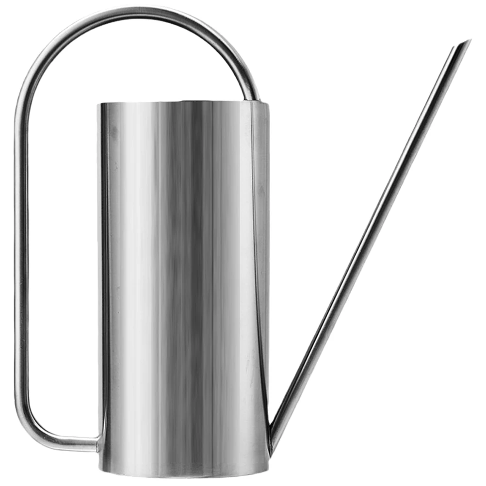 

Stainless Steel Watering Can 1.5L Garden Indoor Plants Bonsai Sprinkler Long Spout Easy Refill Practical Home Use Large Capacity