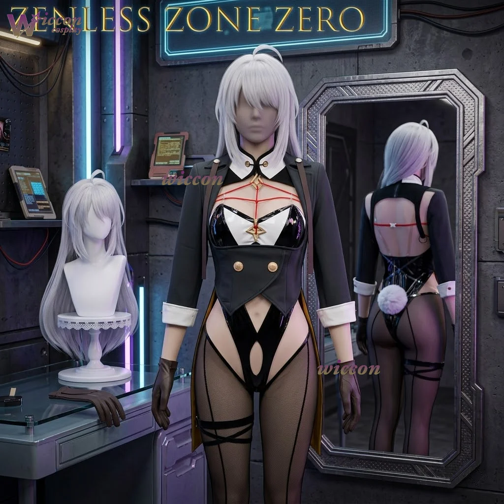 

kasj* Zenless Zone Zero Yixuan Ink Shadow Trail Cosplay Costume Game Full Set Female Halloween Party Performance Wear Collection
