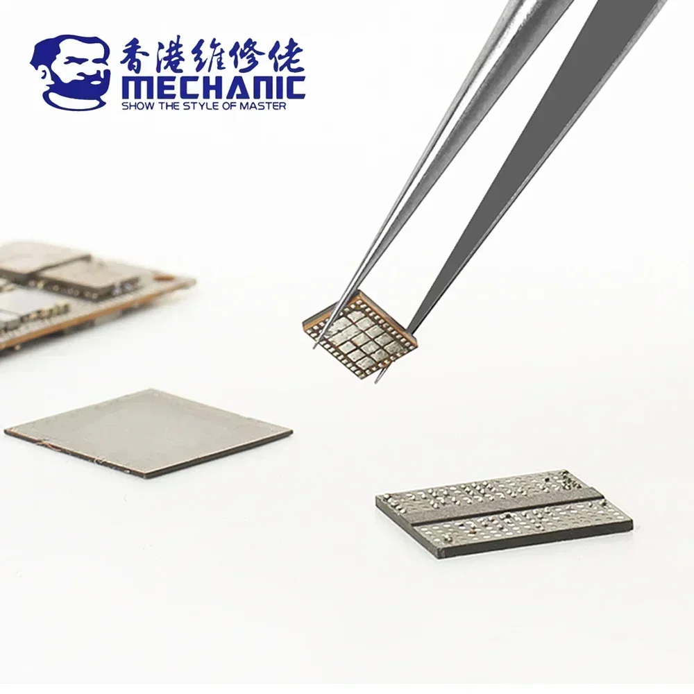 MECHANIC Aaa-14 Aaa-15 Stainless Steel High Hardness Extended Tweezers for Mobile Phone Motherboard PCB IC Repair Tweezers Tools