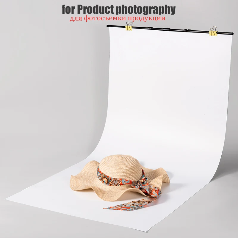 BFOLLOW T Shape Background Stand with PVC Backdrop Kit for Product Photography Desktop Photo Shooting Props Studio Set