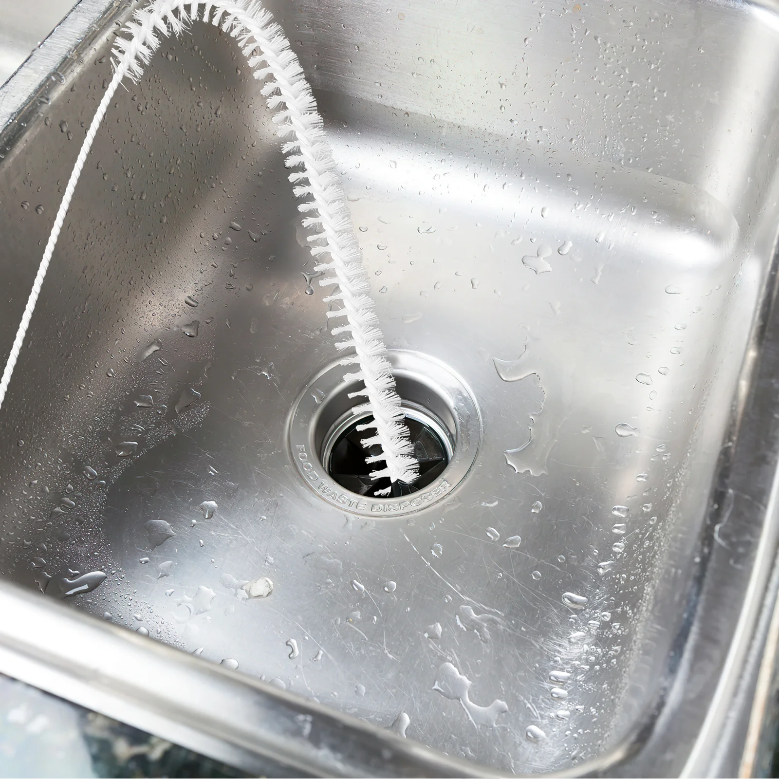 

Flexible Drain Brush for Sink and Tub Cleaning Spiral Bristles Drain Cleaner Tool Hair Snake Clog Remover Bendable Plumbing