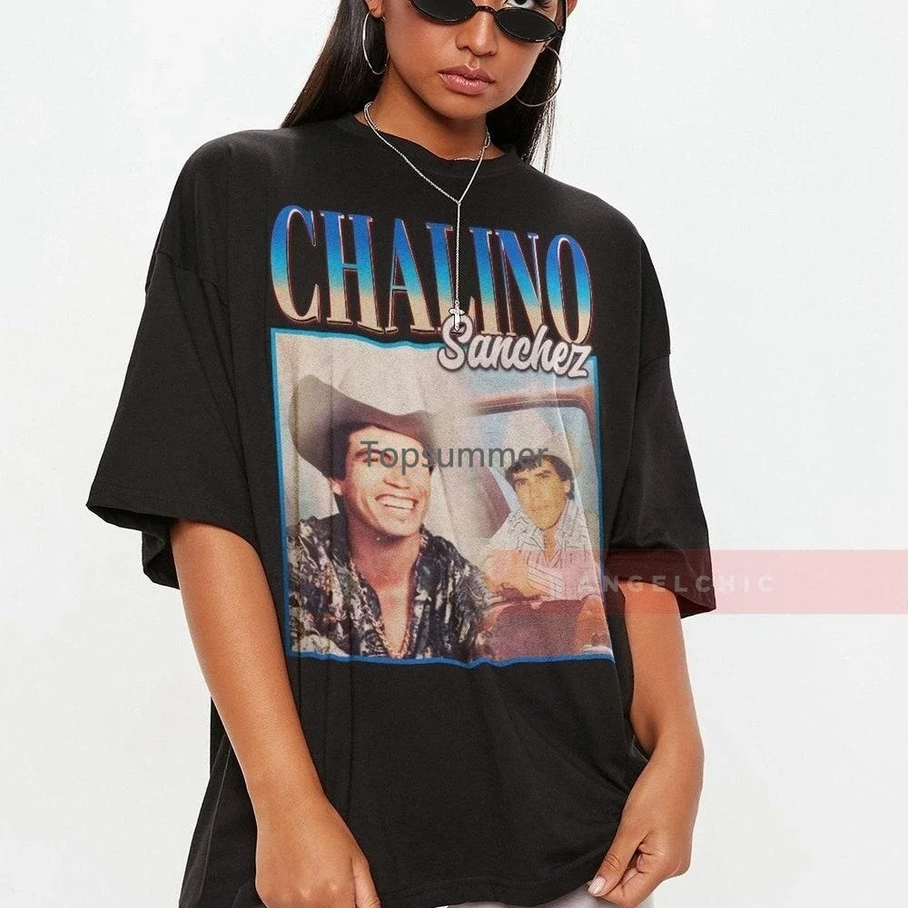 

Chalino Sanchez Vintage Retro 90S T Shirt Corridos Mexican Valentin Elizalde Saul Viera Music Shirt