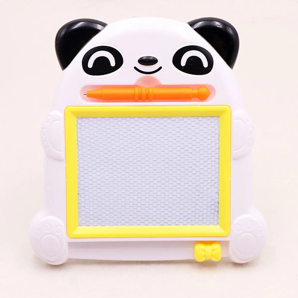 

Kids Writing Cartoon Drawing Board 2 Sets Puzzle Toy Creative Painting Board Kids Toy Lightweight Portable Safe Drawing