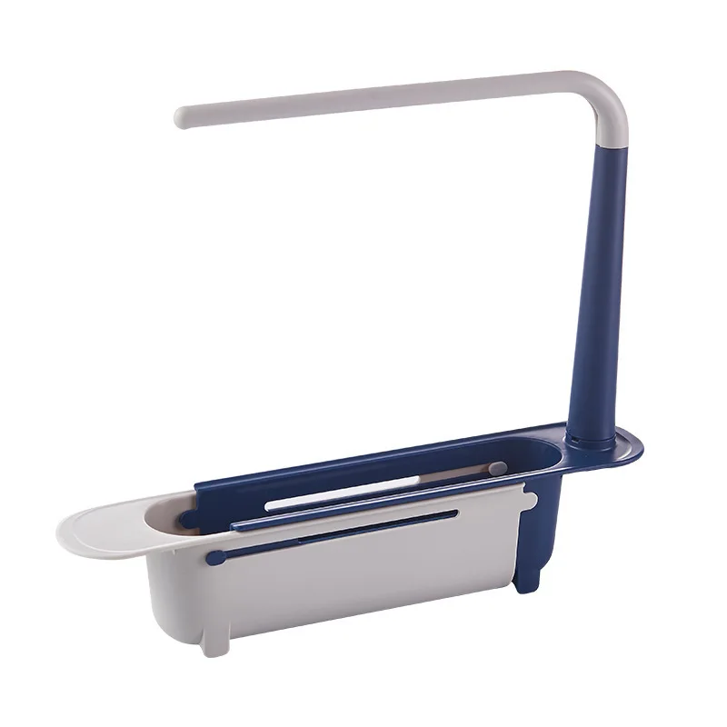 Kitchen Sink Rack Supplies Household Collection Water Filter Drain Basket Rag Drain Pool Telescopic Rack Storage