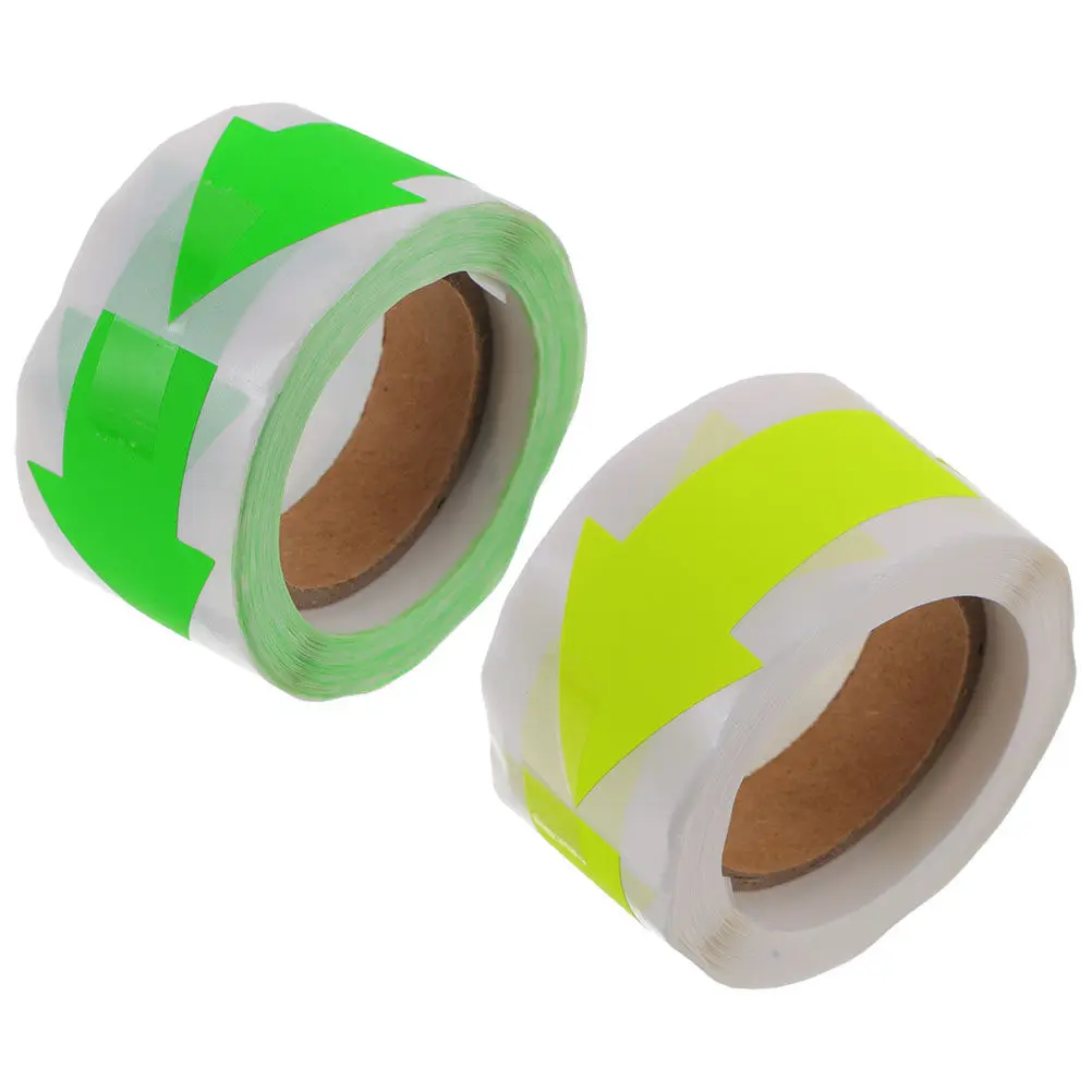2 Rolls Fluorescent Arrow Sealing Stickers Multi-Function Gift Decorative Seal Sticker Label Stickers for Candy Bags Gift 5