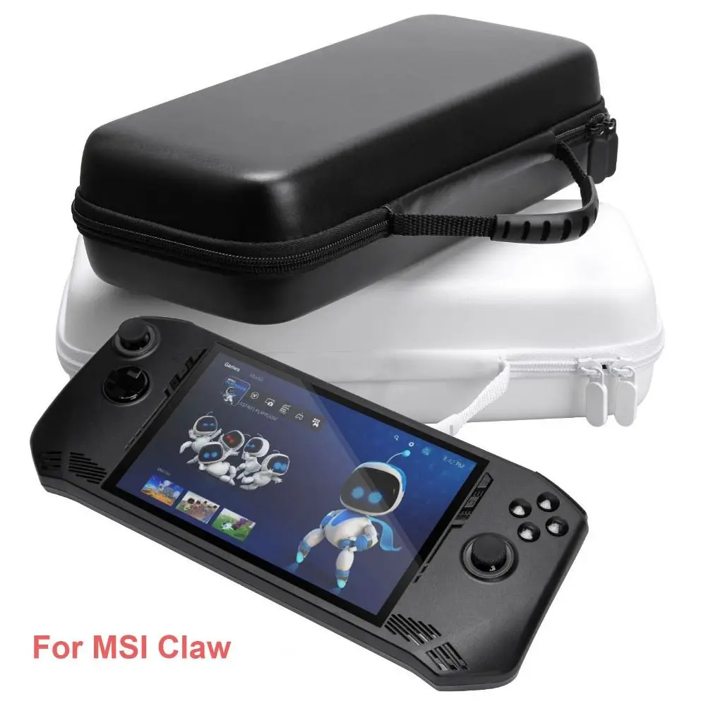 

2024 7 inch Handheld Console Storage Bag Anti-scratch Shockproof Carrying Case Portable EVA Game Accessories for MSI Claw A1M