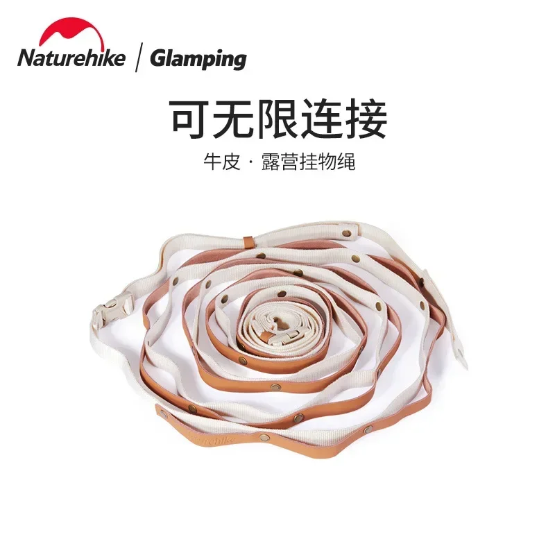 

Naturehike-2x460cm Outdoor Hanging Rope Portable Lanyard Canopy Hanger Camping Storage Strap Backpacking Hiking Tent Accessories