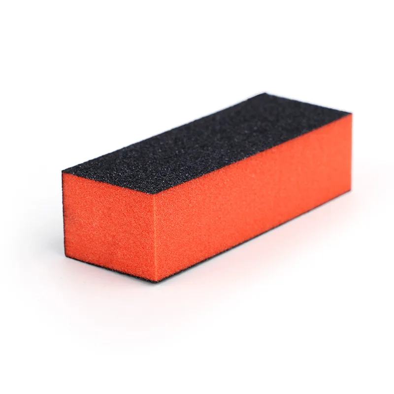 3pcs Black Sponge Buffer UV Gel Polishing Sanding Buffering File Block Foam Sandpaper Manicure Pedicure Nail Art Tool