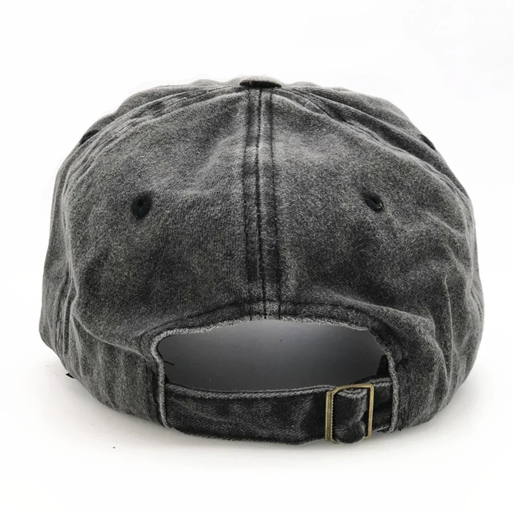 Modische Unisex Baumwoll-Baseballkappe mit weichem Oberteil, Stickerei, Retro-Snapback-Mütze – Detail 11