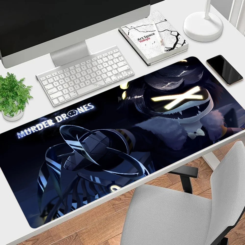 Murder-Drones ANIME 80x30cm XL Lockedge Office Computer Desk Mat Table Keyboard Big Mouse Pad Laptop Cushion Girls Bedroom