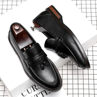 Genuine Leather Shoes For Man High Quality Oxford Outdoor Italian Black Jogging Seakers Designer Office Dress