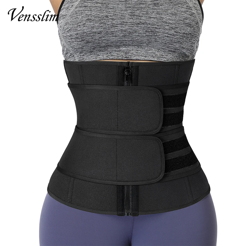 Women Waist Trainer Belly Slimming Sheath Sauna Body Shaper Reducing Shapewear Corset Tummy Sweat Workout Fat Burn Trimmer Belt